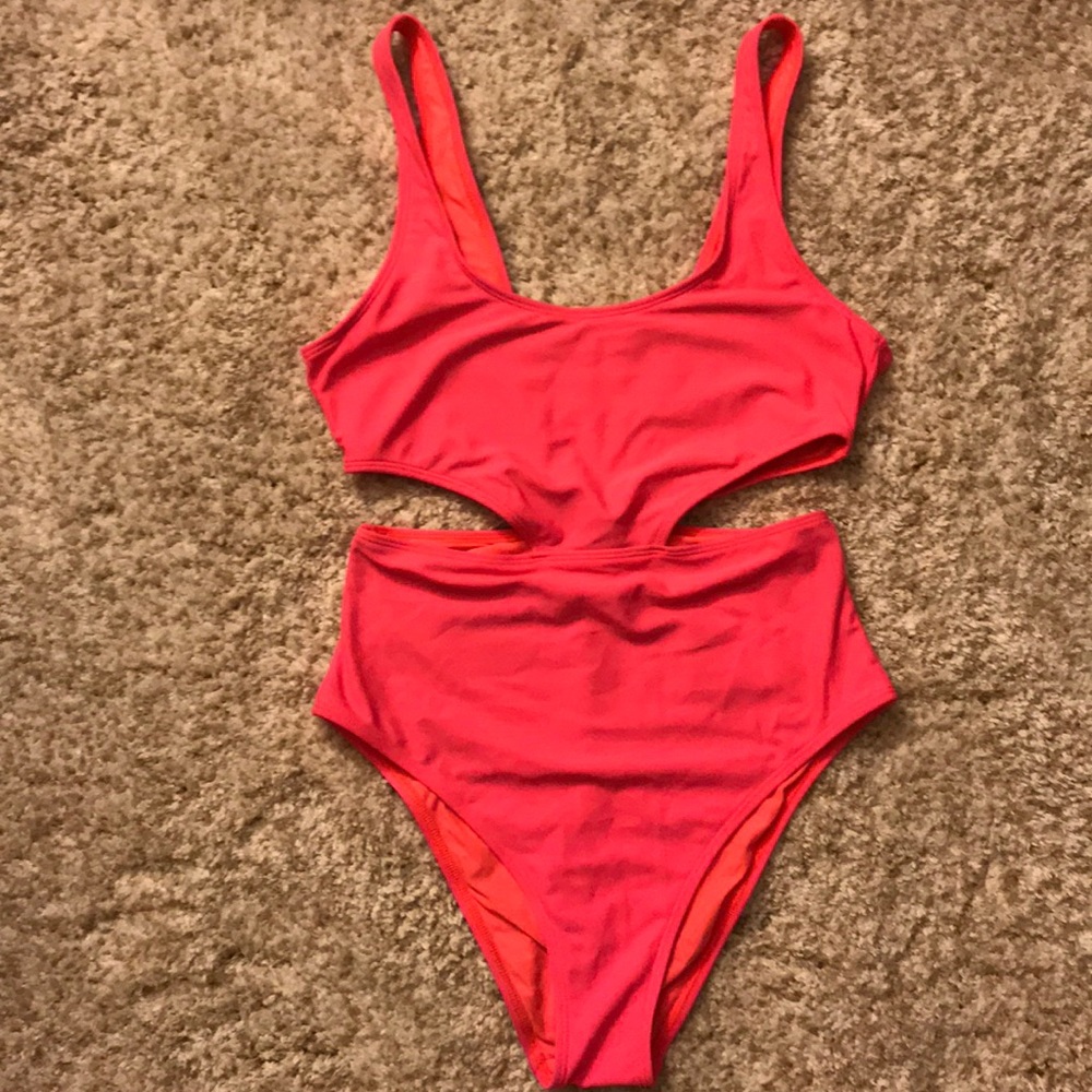 Aerie pink bathing suit